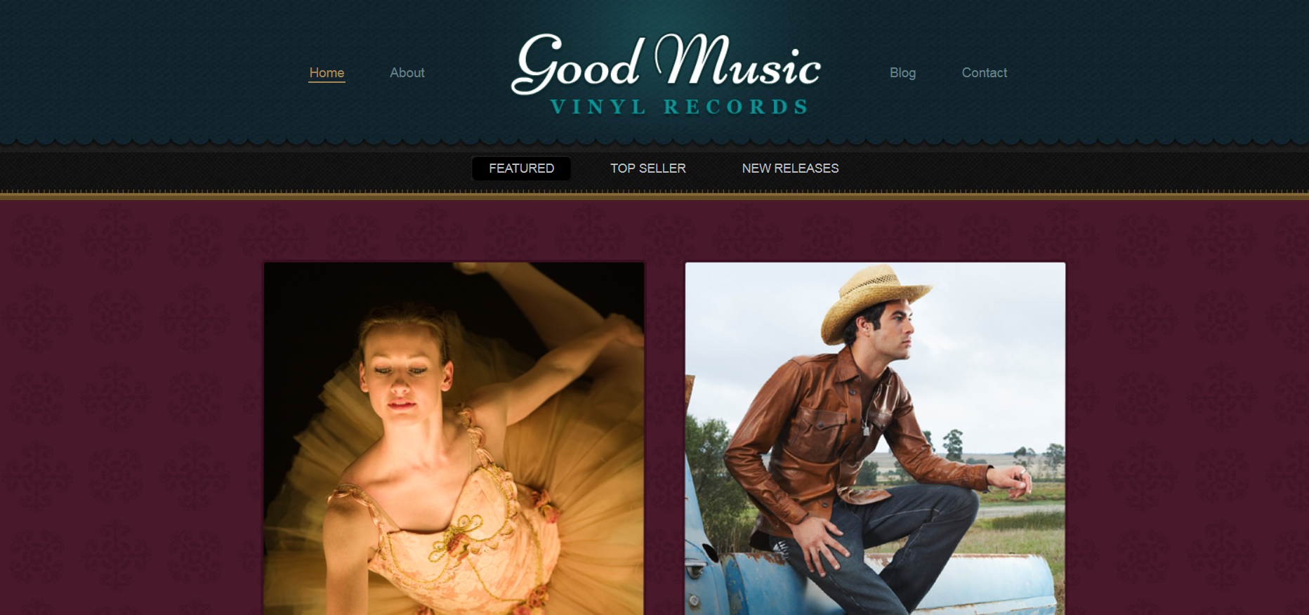 Шаблон сайта Музыка №642