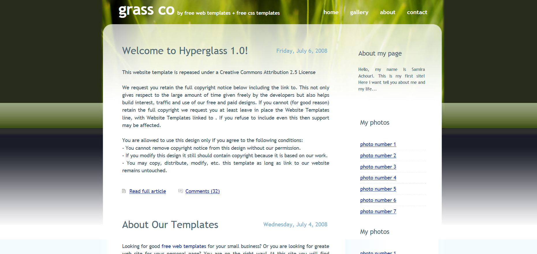 Шаблон сайта Персональные №271