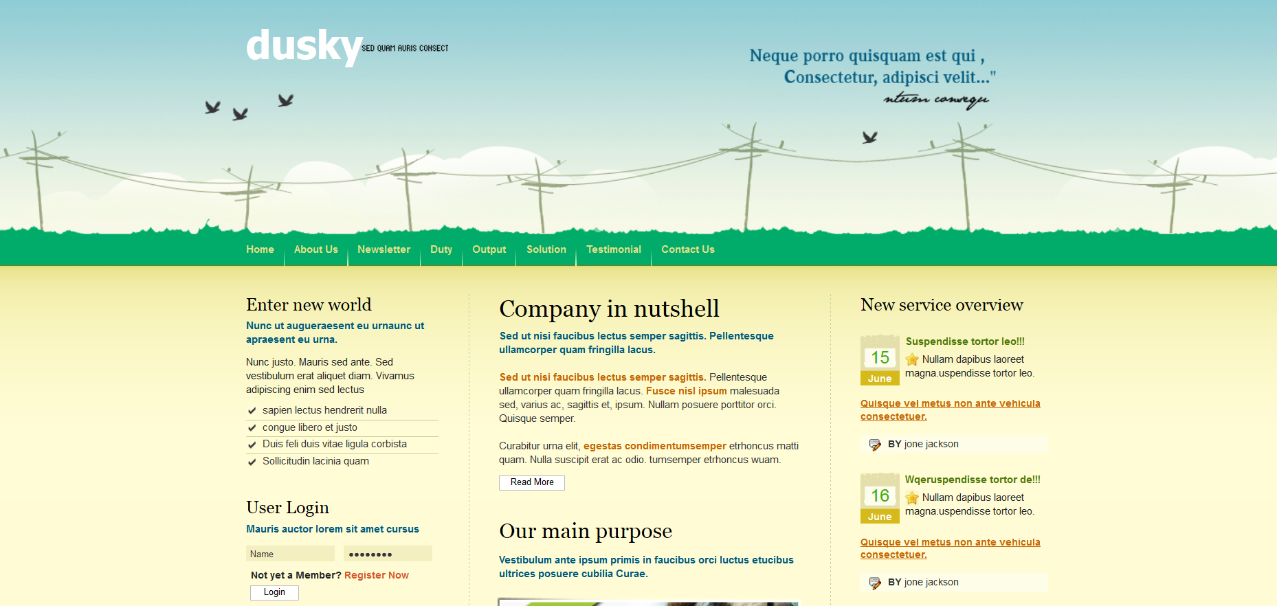 Шаблон сайта Веб №184